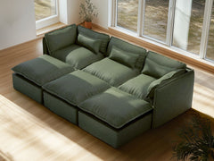 3 Seater / Bed / Olive Green