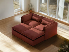 2 Seater / Bed / Rust