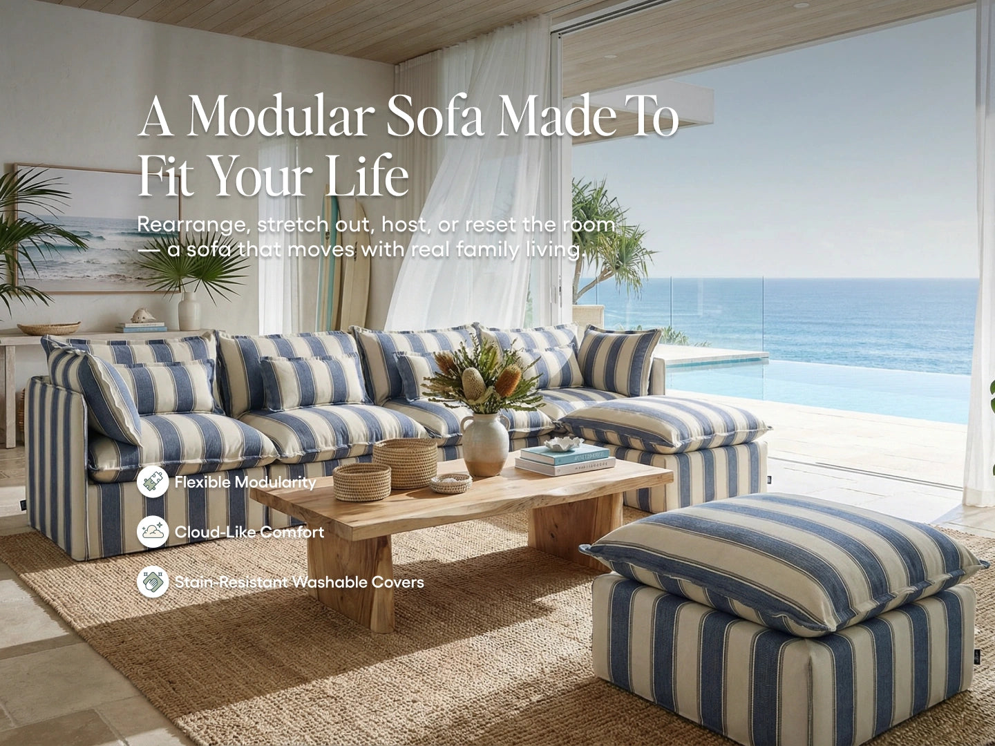 Lifely Modular Washable Sofa