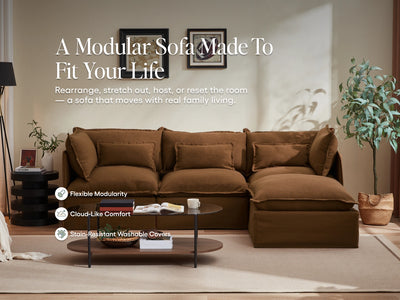 2 Seater / Sofa / Brownzite Brown