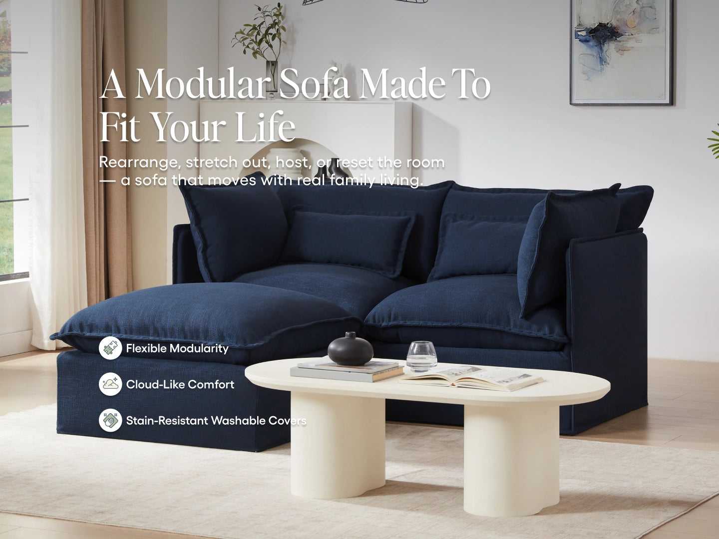 Lifely Modular Washable Sofa