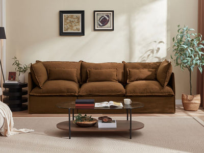 3 Seater / Sofa / Brownzite Brown