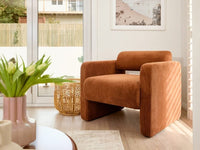 Lorraine Armchair - Brown