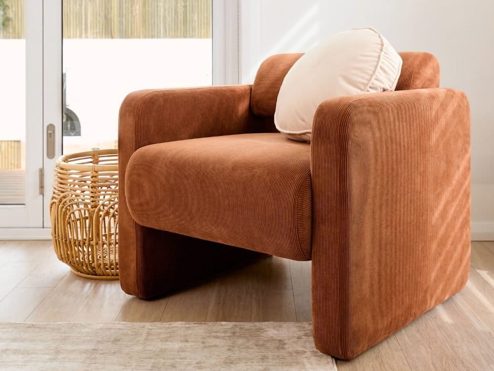 Lorraine Armchair - Brown