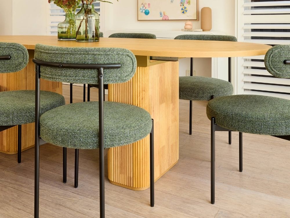 Amber Set of 2 Dining Chair - Green