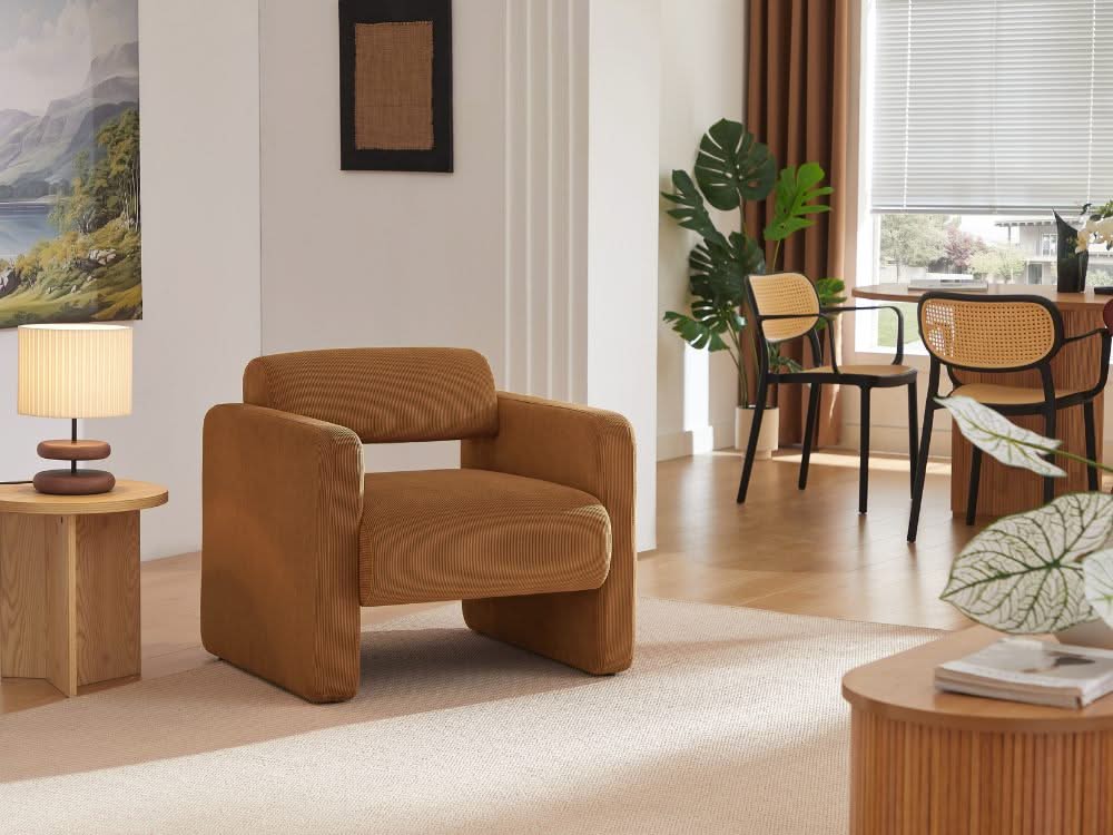 Lorraine Armchair - Brown