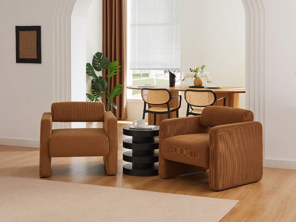 Lorraine Armchair - Brown