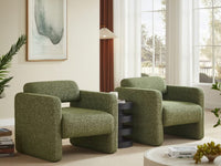 Lorraine Armchair - Olive Green