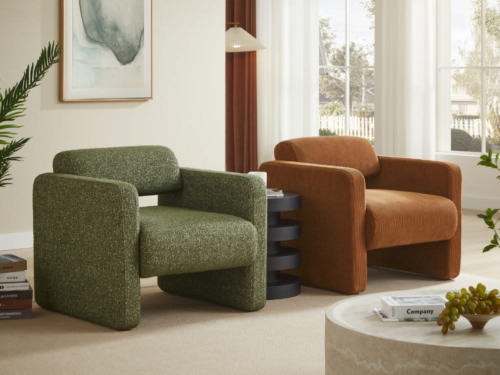 Lorraine Armchair - Olive Green