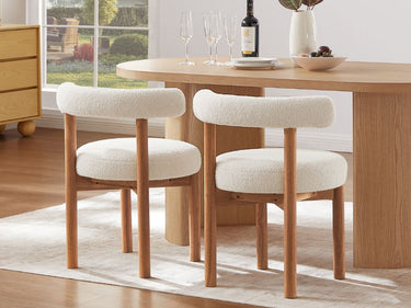 Noah Set of 2 Dining Chair - Walnut