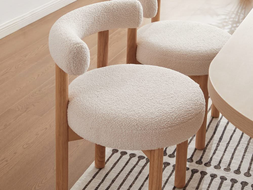 Noah Set of 2 Dining Chair - Walnut