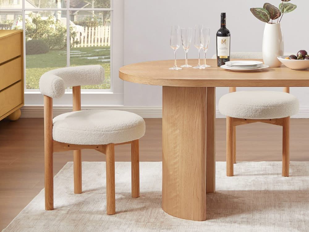 Noah Set of 2 Dining Chair - Walnut