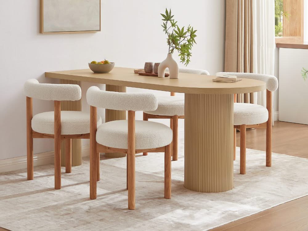 Noah Set of 2 Dining Chair - Walnut