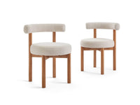 Noah Set of 2 Dining Chair - Walnut