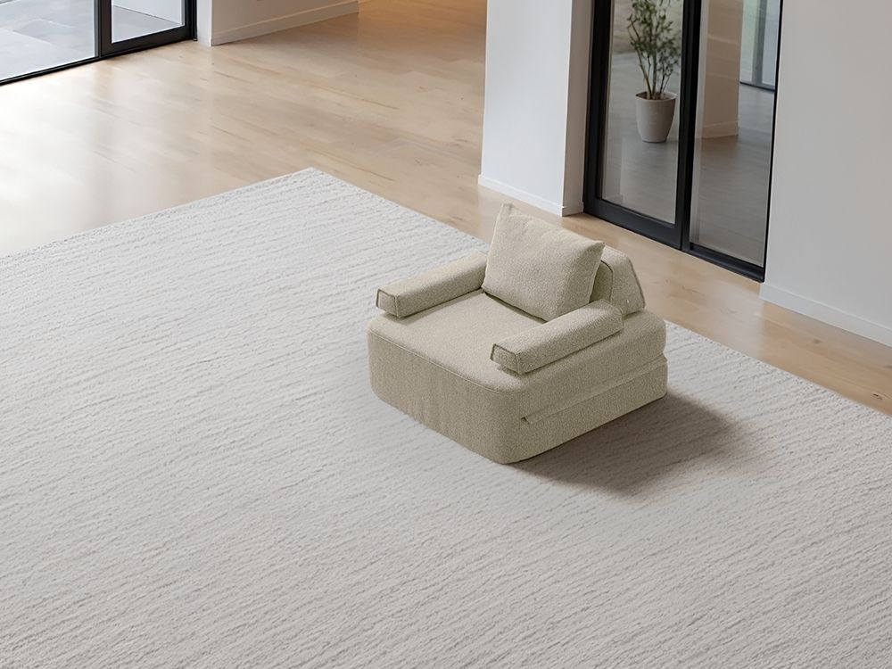 Cushie Modular Sleeper Chair () - Cream