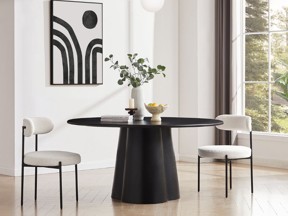 Sorrento Dining Table in Black