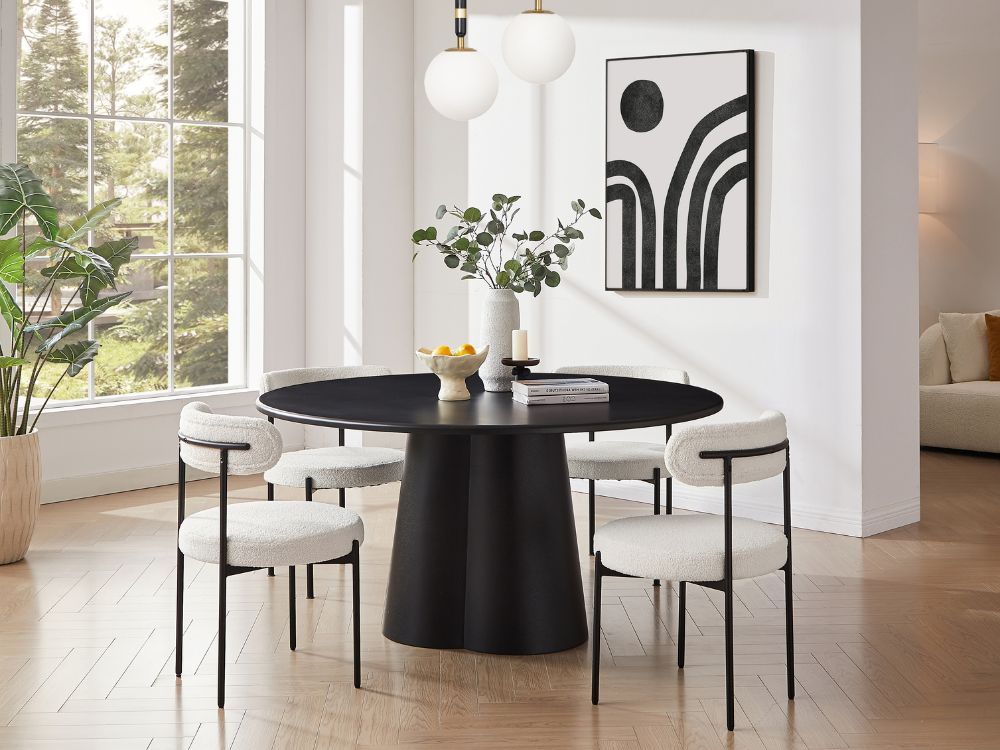 Sorrento Dining Table in Black