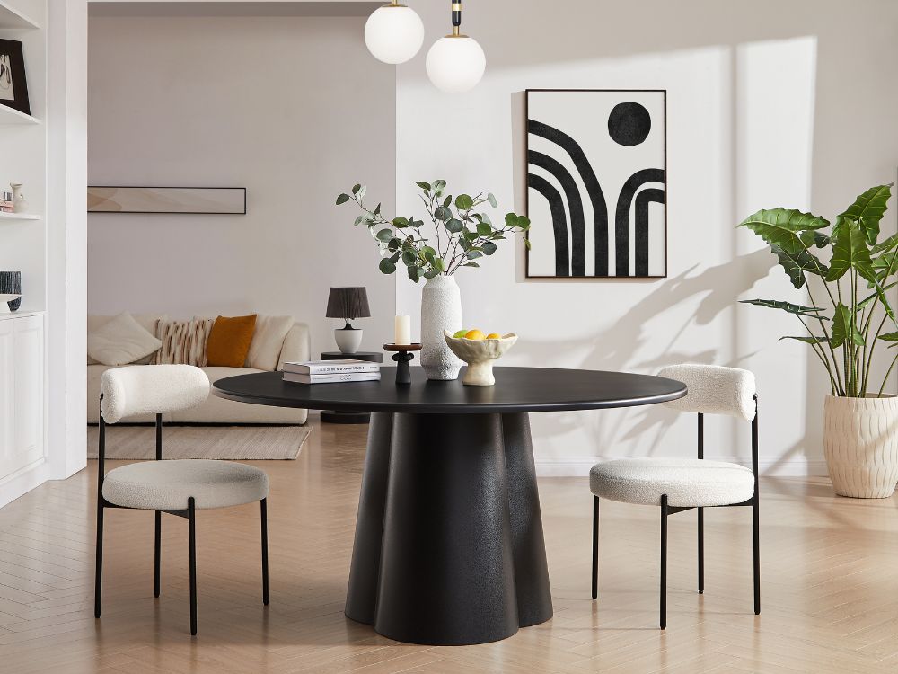 Sorrento Dining Table in Black