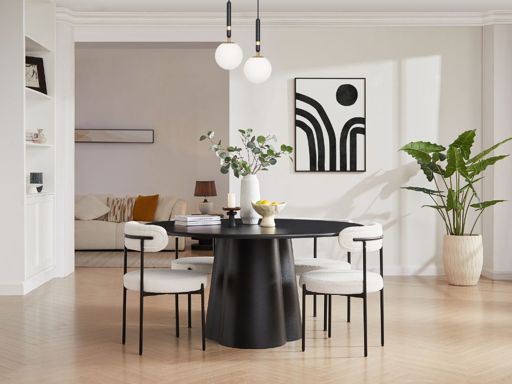 Sorrento Dining Table in Black