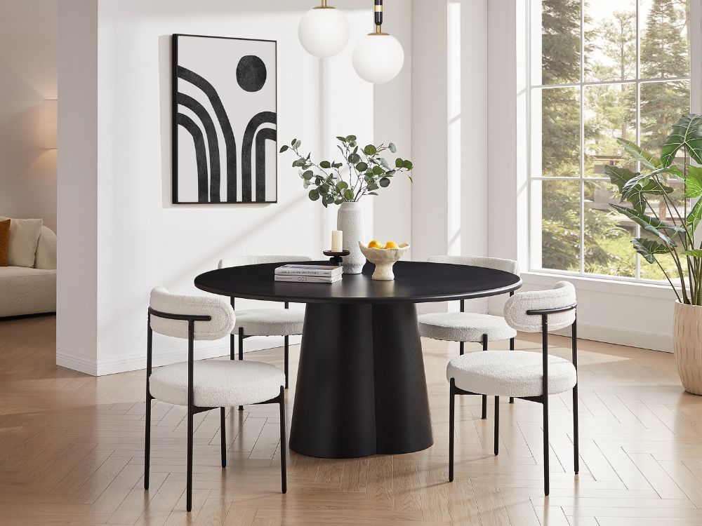 Sorrento Dining Table in Black