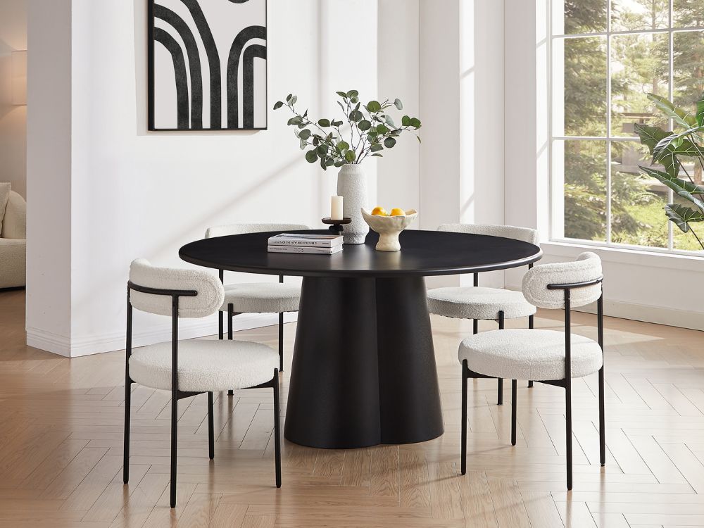 Sorrento Dining Table in Black