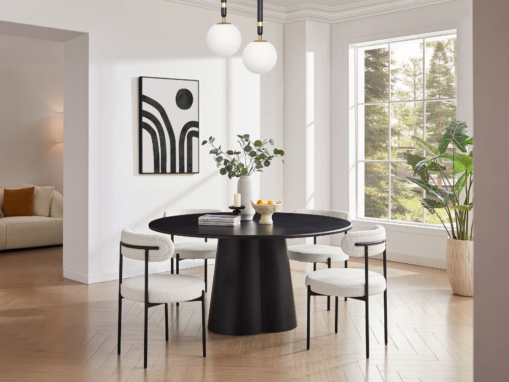 Sorrento Dining Table in Black