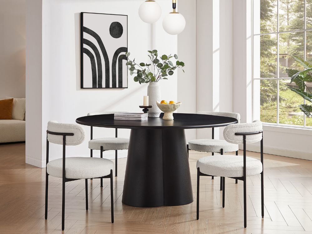 Sorrento Dining Table in Black