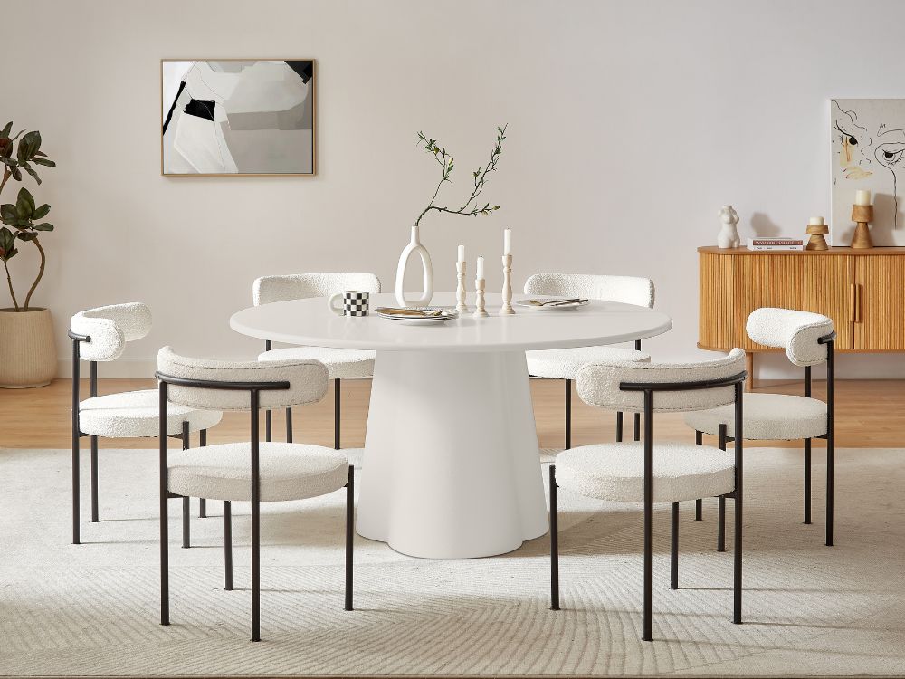 Sorrento Dining Table in White