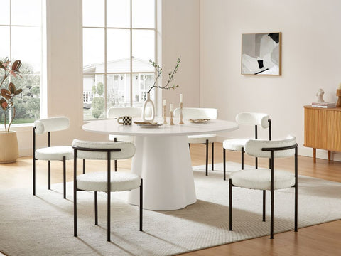 Sorrento Dining Table in White