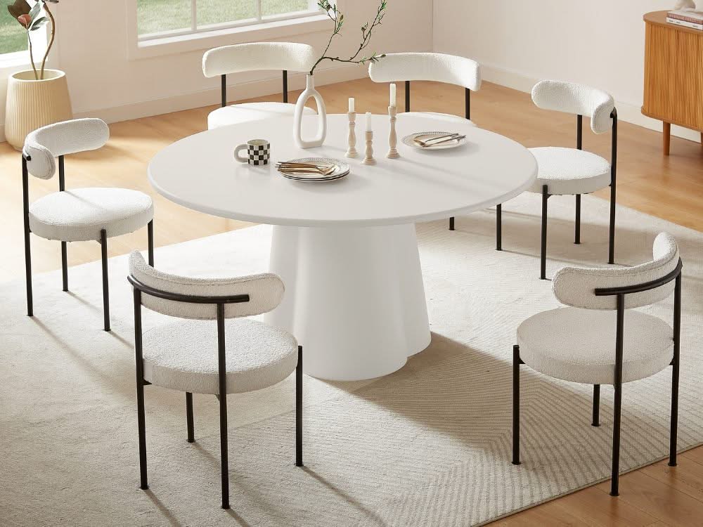 Sorrento Dining Table in White