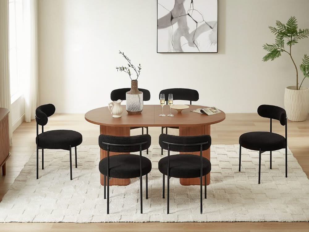 Buy Tate extendable dining table walnut Lifely