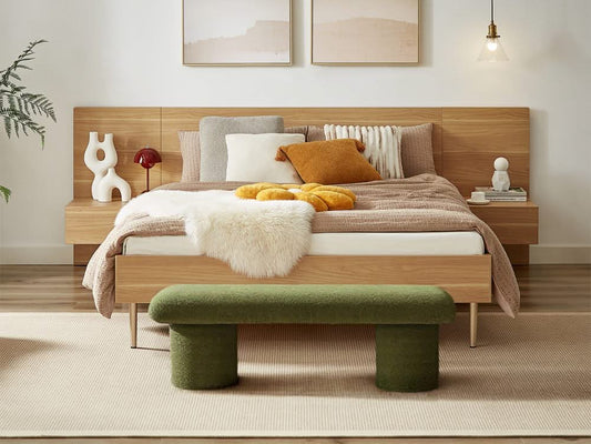 Vert Upholstery Bench 140cm - Fern Green