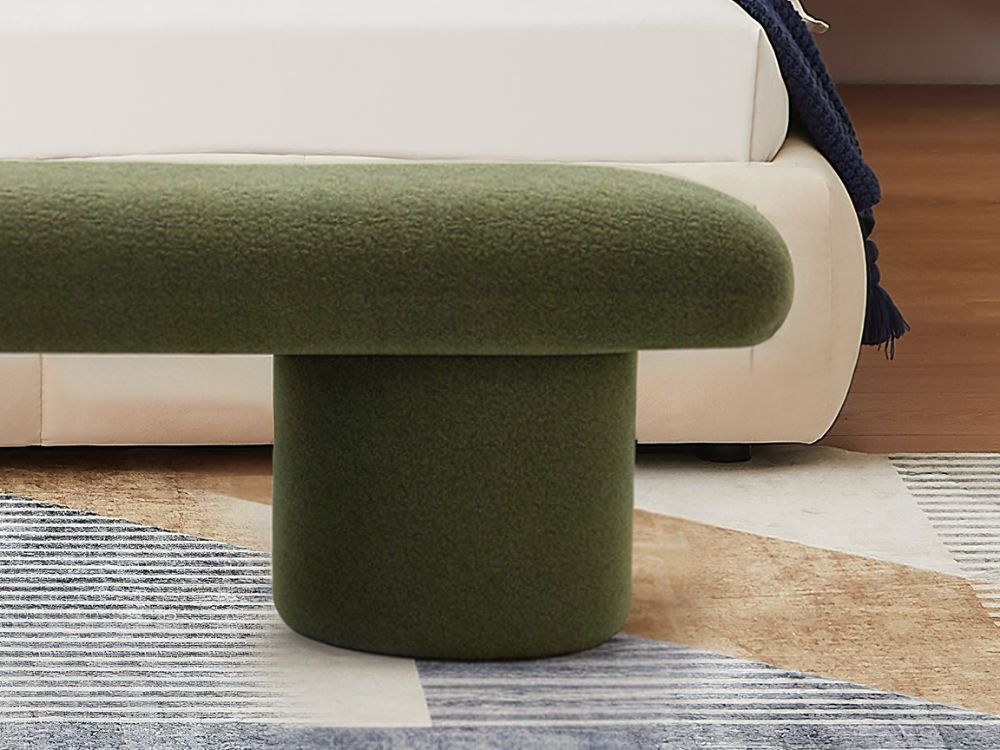 Vert Upholstery Bench 140cm - Fern Green