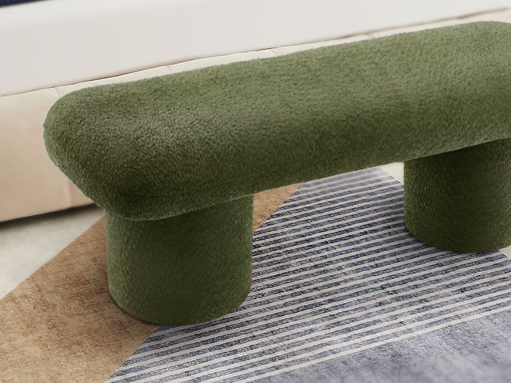 Vert Upholstery Bench 140cm - Fern Green