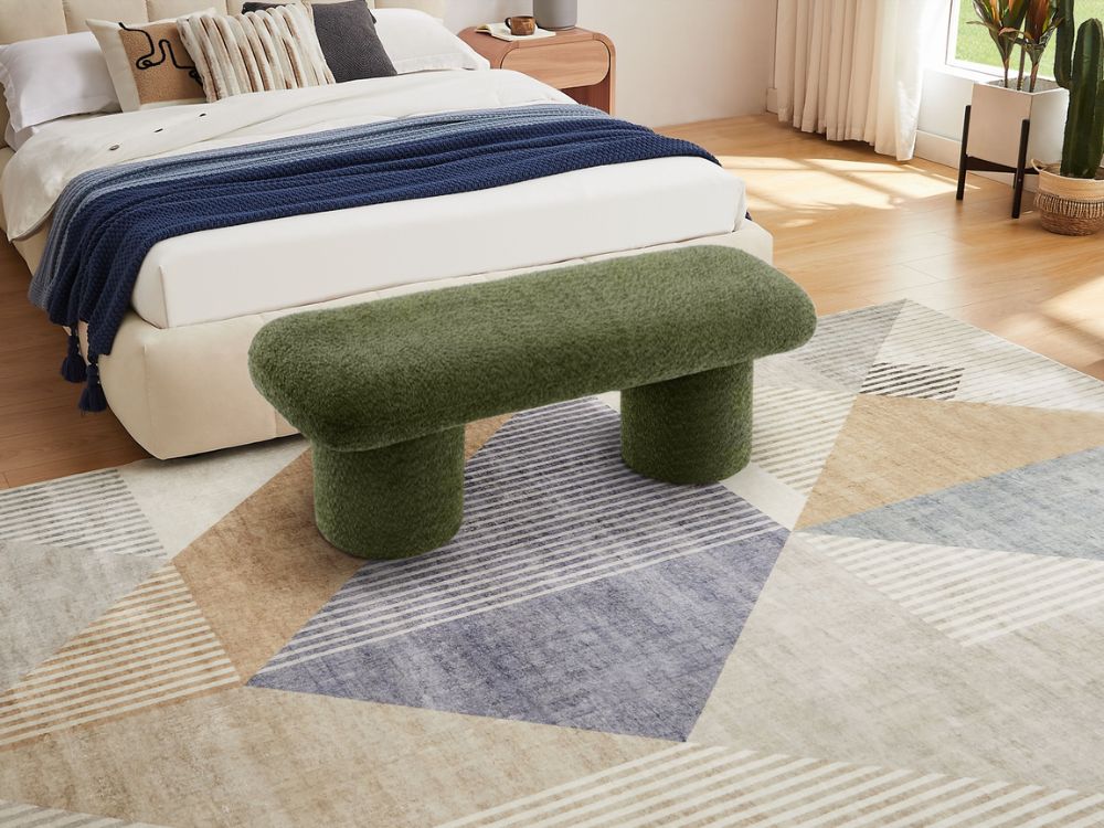 Vert Upholstery Bench 140cm - Fern Green