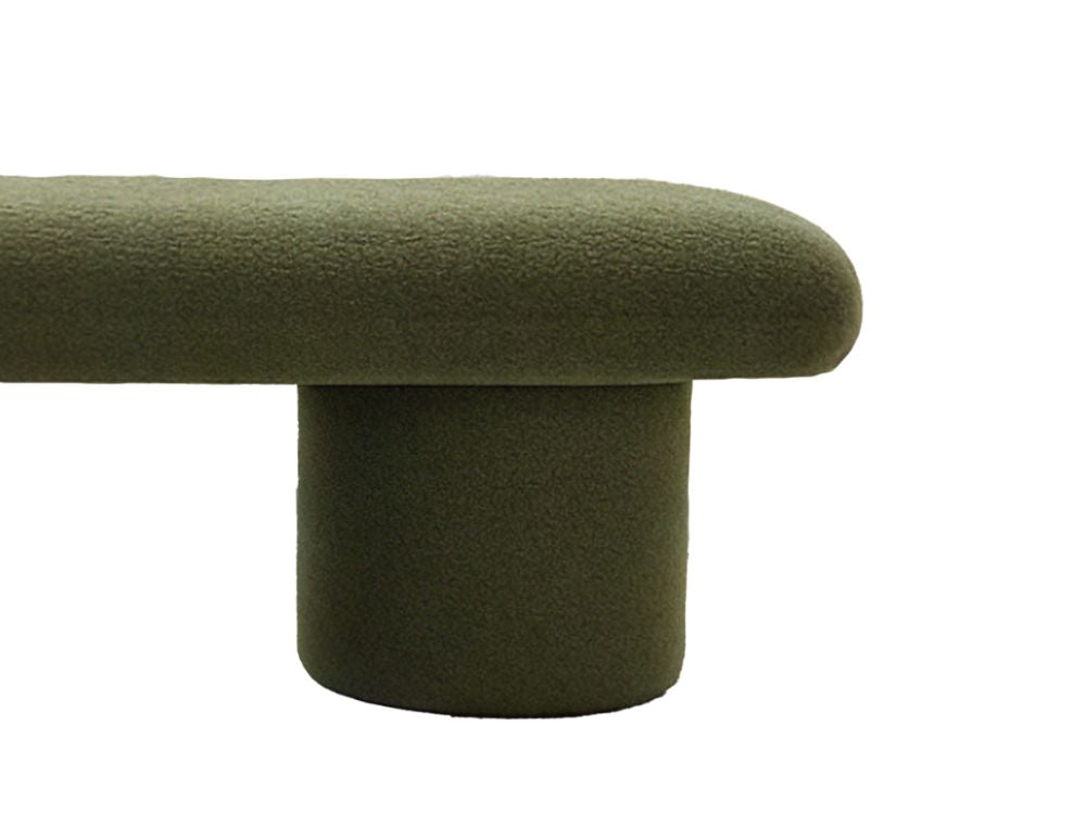 Vert Upholstery Bench 140cm - Fern Green