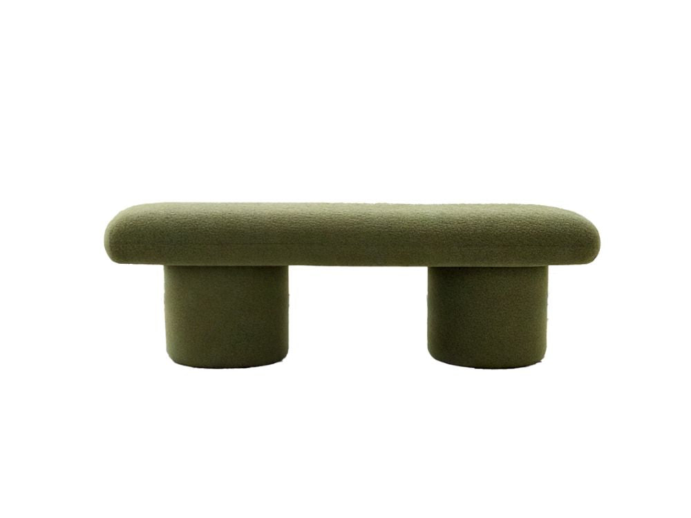 Vert Upholstery Bench 140cm - Fern Green