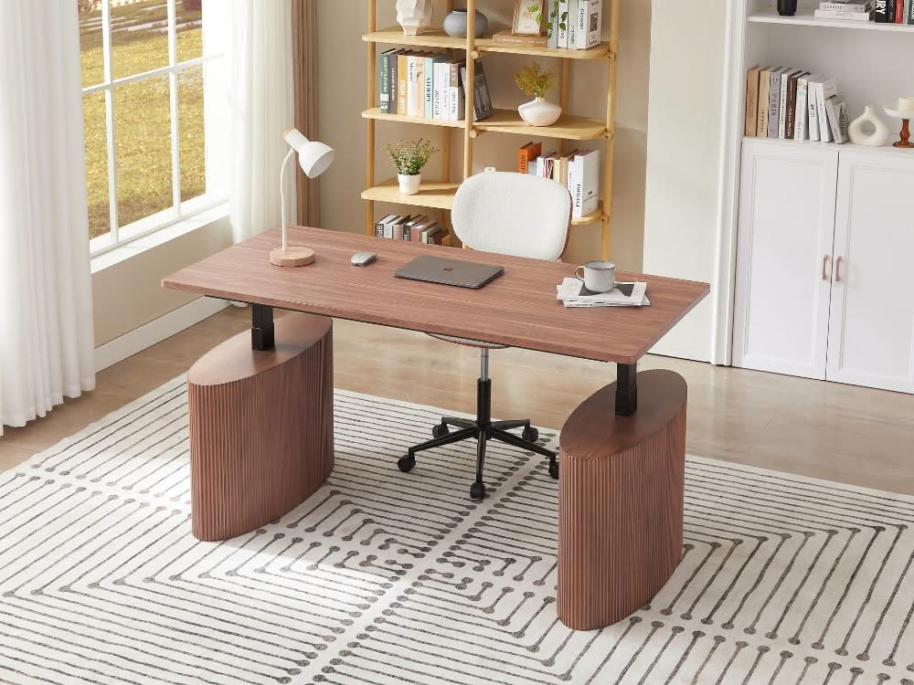 Willy Electric Desk - Walnut