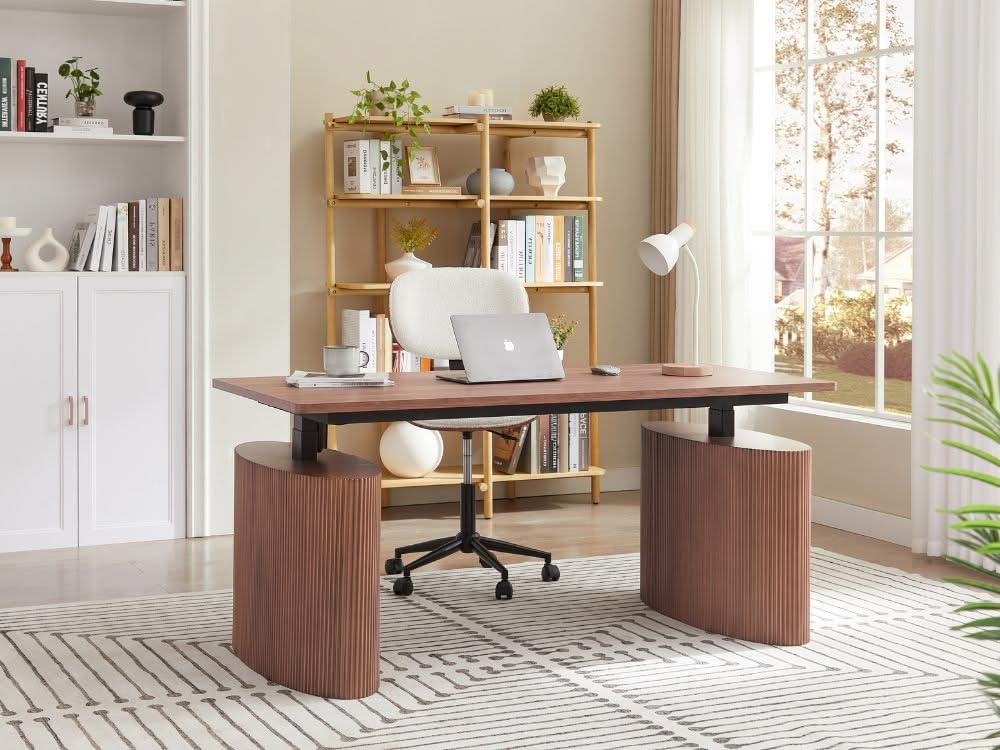 Willy Electric Desk - Walnut