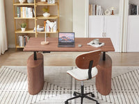 Willy Electric Height Adjustable Desk - Walnut