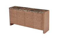 Hank Marble Sideboard - Walnut