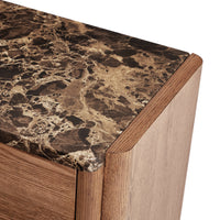Hank Marble Sideboard - Walnut