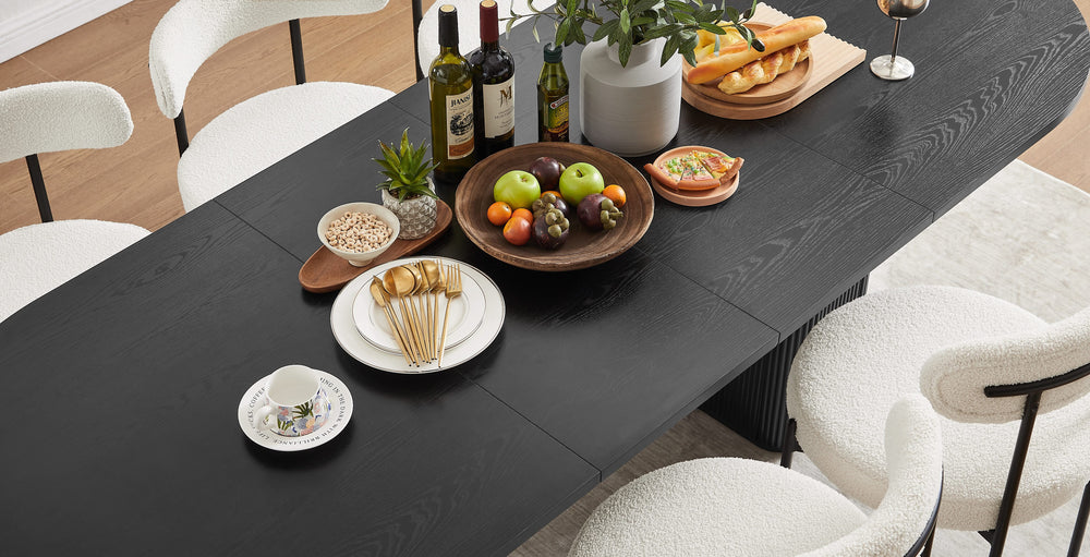 Tate Extendable Dining Table - Black