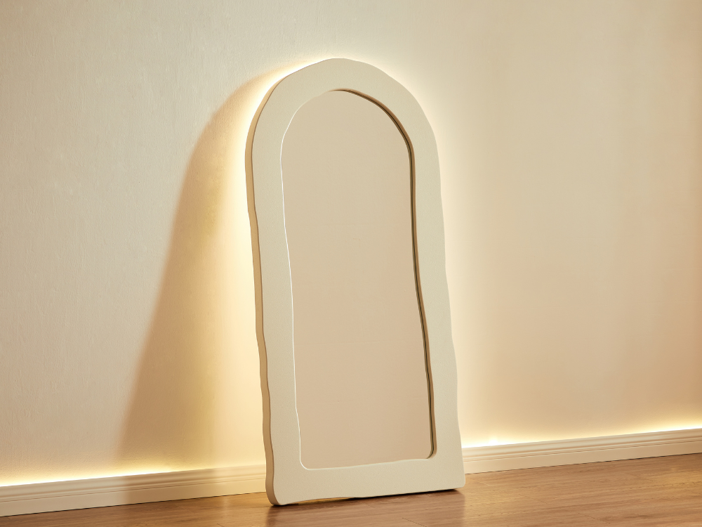 Arch White Mirror