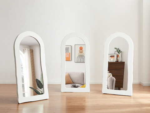 Arch White Mirror