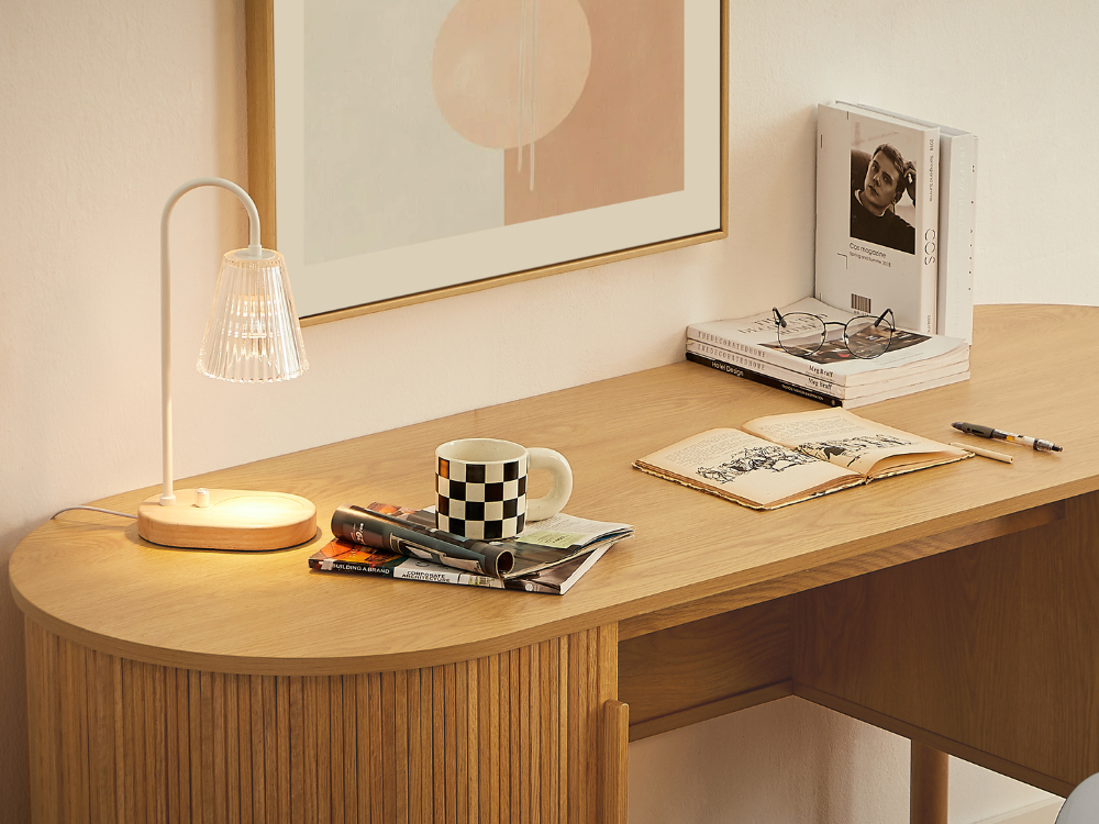 Oak desk table deals